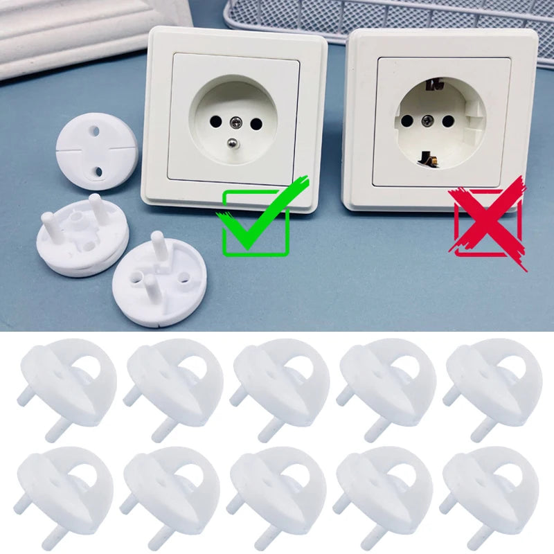 5/10Pcs Electrical Safety Socket Protective Cover