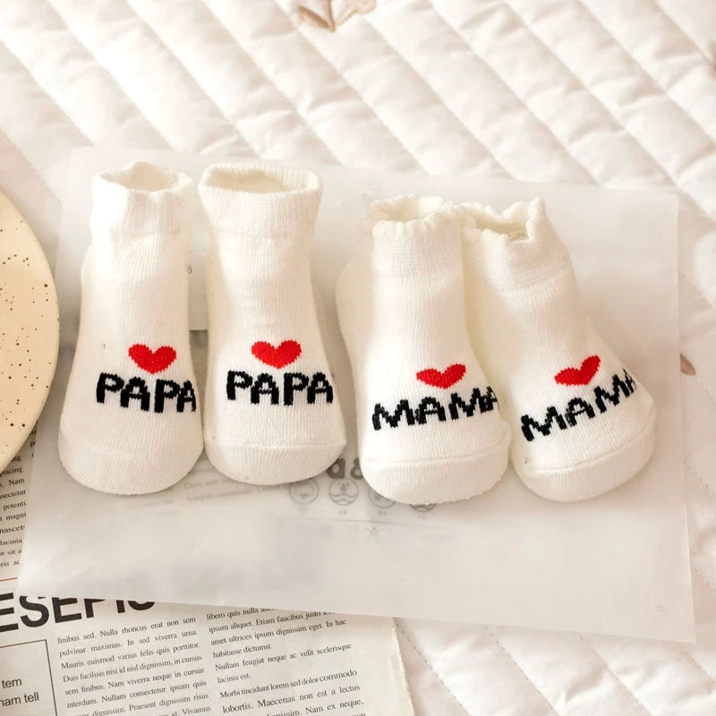 2Pairs Newborn Baby Socks