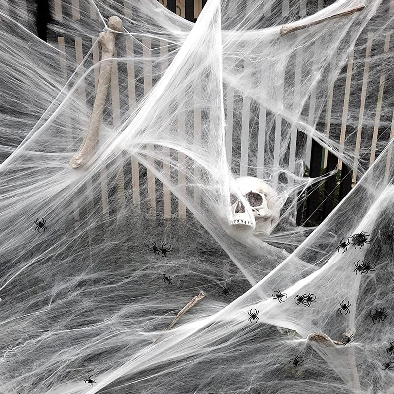 White Stretchy Cobweb