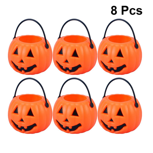 Pumpkin Bucket Halloween Candy Trick Or  Treat