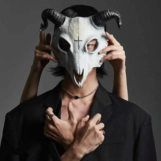 Halloween Cosplay Billy Goat Skull Mask